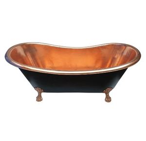 Baignoire autoportante en cuivre, ovale, faite à la main, de luxe, pour la maison et l'hôtel - Artisanat indien - Product Image 6