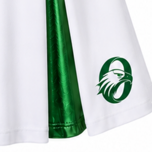 Falda Deportiva Verde para Animadoras, Cintura Alta, Plisada, de Secado Rápido, Transpirable, Ecológica, Uniforme Deportivo - Product Image 4