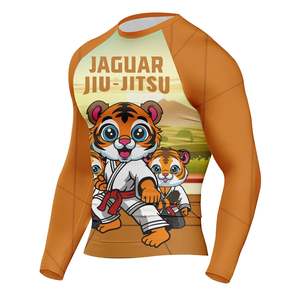 Casual Fashion top demanding Men Rash Guard best breathable <b>Long</b> <b>Sleeve</b> best material Custom Sublimated Printed Men Rash Guard - Product Image 3