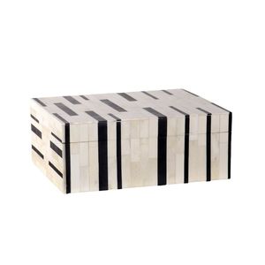 Handmade Natural Bone Inlay Tableware Box Decorative Storage for Jewelry Organizer and Dry Fruit Container - Product Image 1