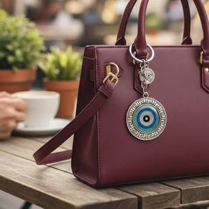 EOB International Art Deco - Porte-clés mural en argent au design élégant pour organiser les clés et les essentiels quotidiens - Respectueux de l'environnement - Product Image 2