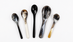 Handmade Hand Polished Natural Buffalo Horn <b>Serving</b> <b>Spoon</b> Eco Friendly Durable Luxury Kitchen Utensil - Product Image 6