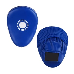 Almohadillas de Boxeo de Alta Calidad, Resistentes, Transpirables, de PU Lavable, Diseño Curvo, con Cierre de Hebilla para Artes Marciales - Product Image 1