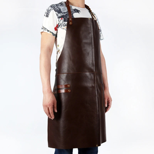 Tablier de soudage en jean sans manches de haute qualité pour hommes, résistant à la chaleur et aux flammes, robuste, 6 poches, pour cuisine, chef, barbier - Product Image 3