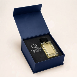 Caja de Regalo de Perfume Reutilizable Ecológica de Lujo Personalizada con Inserto de Espuma EVA, Cierre Magnético, Papel Rígido, Juego de 3 Botellas de Fragancia - Product Image 1