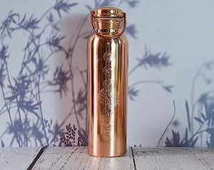 Copper Water Bottle Elegant Peacock Printed Copper Bottle for Health & Daily Use - Product Image 5