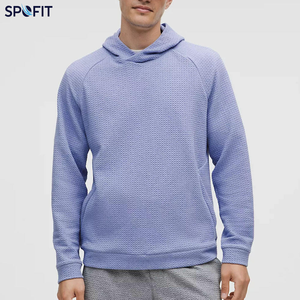 Sudaderas con Capucha para Hombre al por Mayor ODM/OEM, Talla Grande, con Logotipo Personalizado, Sudaderas Gruesas de Algodón de Doble Punto Texturizado - Product Image 2