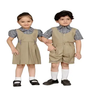 Top Grade Quality Material Children Kids Clothing Kindergarten School Uniforms Set For Unisex