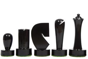 Piezas de ajedrez estilo Berlín al por mayor, de madera de boj amarilla y negra, Rey de 3.7 cm, al mejor precio - Product Image 4