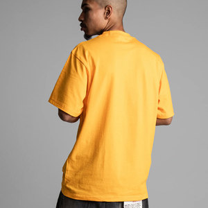 T-shirt Homme Personnalisé 7,5 oz Max, Coupe Oversize, Col Montant, Épaules Tombantes, Coton Épais, Sérigraphié, Respirant - Product Image 3