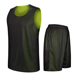 Ensemble de maillots de basket-ball réversibles pour hommes personnalisés, respirant, anti-transpiration, séchage rapide, débardeur en mesh, shorts, adulte, toutes saisons - Product Image 3