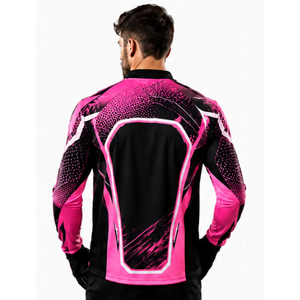 High Quality Custom Paintball Jersey Men Long Sleeve <b>Padded</b> Mesh Fabric Polyester <b>Heat</b> Transfer Technology Quick Dry Moisture - Product Image 6