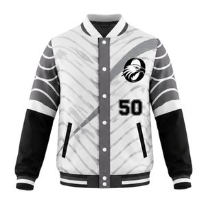 Gray and White Baseball Jacket and <b>Pants</b> Set Full Sleeve Button Up Top with Matching <b>Pants</b> Comfortable Team Sports Outfit - Product Image 3