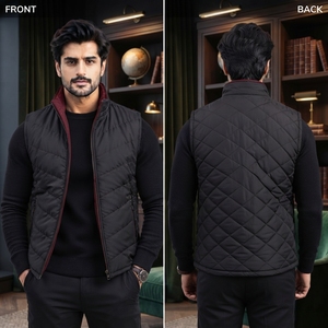 Reversible <b>Vest</b> Made With Durable Fabric Double Sided Design Lightweight Construction Comfortable Fit Secure Front Closure - Product Image 6