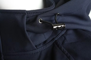<b>Men's</b> Hooded Fleece <b>Jacket</b> Windproof Casual Outdoor Wear Solid Color Zipper Closure Polyester Shell Autumn Wear - Product Image 6
