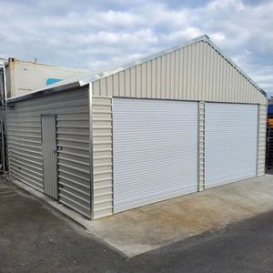 Cabanon métallique de garage double 21 'X 19' avec porte d'entrée latérale abandonnée-Remplacé par l'équipement d'entretien automobile TMG-MS2020 2030 - Product Image 4