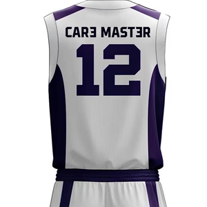 Conjunto de Uniforme de Baloncesto Reversible Personalizado de Alta Calidad, Colores Únicos, Logotipo Impreso, Uniforme de Baloncesto Juvenil para Hombre, Nuevo Modelo - Product Image 5