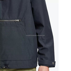 Chaqueta Impermeable de Pana para Hombre y Mujer, Cortavientos, con Capucha, para Senderismo al Aire Libre, con Logotipo Frontal Estampado - Product Image 3