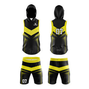 Uniforme Athlétique Premium 7V7 en Tissu Polyester Écologique Respirant Séchage Rapide Couleurs Vives Logo Personnalisé pour Équipes Adultes - Product Image 1