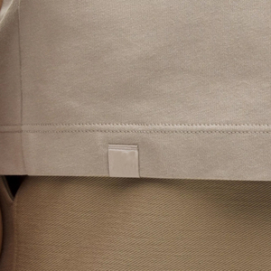 T-shirt homme en coton tricoté épais, coupe slim, couleur unie, logo personnalisé imprimé, nouveau design. - Product Image 6