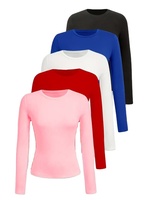 Nuevas Camisetas al por Mayor con Logotipo Personalizado para Mujer, Estilo Casual de Verano, Corte Holgado, Antiarrugas, Transpirables, Ecológicas, de Spandex de Secado Rápido