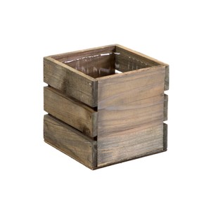Jardinière carrée en bois pour jardin intérieur et extérieur, pots décoratifs en bois pour fleurs, décoration intérieure, fabriqué au Vietnam - Product Image 1