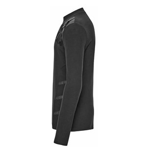 Hot Selling <b>Men</b> Black Gothic Heavy Metal Long Sleeve T-Shirt Steampunk <b>Men's</b> Casual Street Top Factory Supplies - Product Image 3
