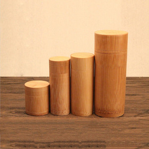 Eco-friendly handmade <b>bamboo</b> tube box set small organizers storage tubes for tea spice <b>container</b> - Product Image 6