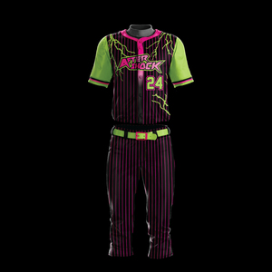 Tenues d'équipe personnalisées en polyester, design personnalisé, uniformes de softball et de baseball pour joueurs, maillots et pantalons de baseball, ensembles complets - Product Image 4
