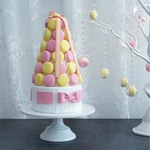 Support à gâteau rond en fer forgé écologique pour la présentation de gâteaux et le service de desserts, lavage à la main uniquement - Product Image 4