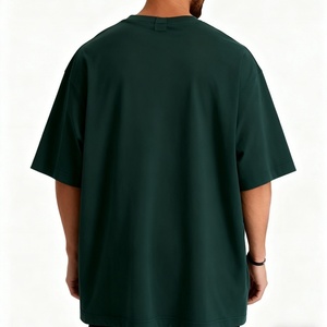 Custom Logo 100% Cotton <b>Tshirt</b> for Men Heavyweight <b>Plain</b> Oversized T-shirt Cotton Terry 240 Gsm Blank <b>Tshirts</b> Casual Style - Product Image 3
