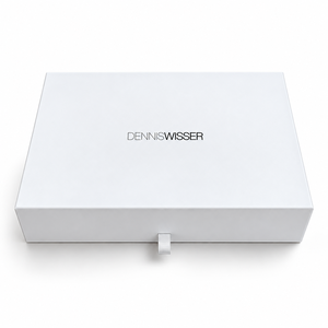 Custom <b>White</b> Matte Folding Gift <b>Box</b> with Magnetic Closure – Printed Logo, UV Printing & Gold Foil Stamping - Product Image 2