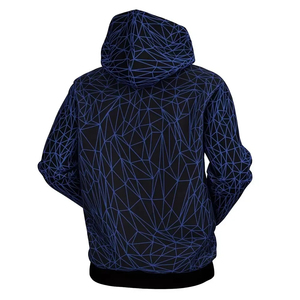 Sweat à capuche décontracté pour homme, personnalisable par sublimation, avec poche, très vendu, 100 % polyester, séchage rapide, respirant, en molleton uni teint - Product Image 1