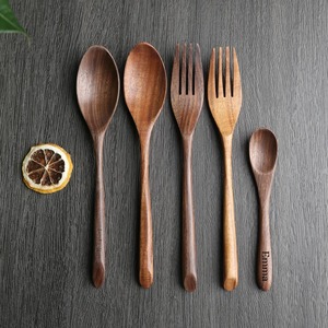 Cuillère en bois artisanale la plus vendue avec surface polie et lisse, ustensile de cuisine réutilisable pour cuisiner, mélanger et servir, en vente - Product Image 6
