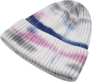Bonnet en acrylique tendance pour l'extérieur, style streetwear, avec logo brodé, impression tie-dye en relief, caractéristique tissu courant 2026 - Product Image 5