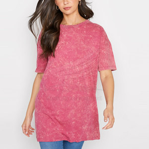 T-shirt décontracté d'été tendance pour femme, 100 % coton, tissu toile, usage quotidien - Product Image 3