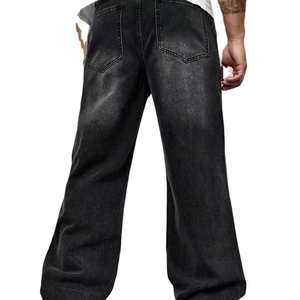 Custom Men Ripped <b>Jeans</b> Distressed Streetwear Slim Fit Trendy <b>Soft</b> Denim Comfortable Fit Bulk Orders Factory Price - Product Image 2