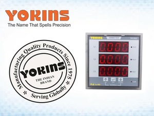 Amperímetro Digital Trifásico Yokins Y9-3A3 True RMS, Selección de CT de 1A, 5A y 10A, Visualización Directa de 3 Líneas, 96x96mm - Product Image 2