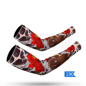 Nuevas Mangas de Tela Transpirables Personalizadas con Diseños de Tatuajes Temporales de Larga Duración para Brazos Completos, con Logotipo Frontal, Unisex - Product Image 3