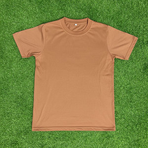 Camiseta de Hombre Lisa de Marca Privada, Cuello Redondo de Algodón Suave, Color Sólido, Etiqueta Tejida Personalizada, OEM, Venta al por Mayor, Fábrica de Pakistán - Product Image 1