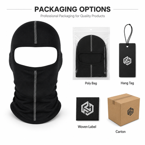 YOLO Vente en gros – Cagoule de ski, moto et cyclisme pleine face avec logo personnalisé et design à deux couleurs, idéale pour les sports de plein air - Product Image 6