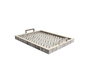 Bandeja con Incrustaciones de Hueso de Diseño Moderno, Alta Calidad, Mejor Precio, Bandejas con Incrustaciones de Hueso Hechas a Mano, Fabricante de la India - Product Image 1