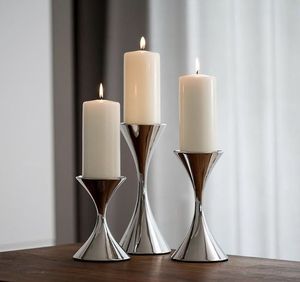Golden Customized Aluminium <b>Candle</b> Holder Metal <b>Candle</b> Stand With Glass Chimney For Home & Event Decor <b>Wedding</b> Centerpiece - Product Image 4