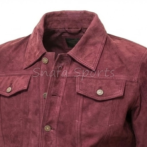 Casual Leather Jacket Men Custom logo Designer Blank Pure Plus Size Men's Jackets For Sale In wholesale Low Price - Product Image 3