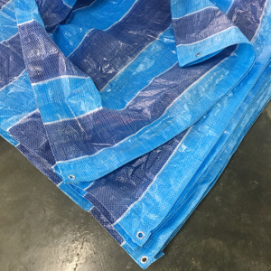 PE Stripe Tarpaulin <b>Waterproof</b> Durable Custom Size Thickness Support Cutting Service for Industrial and Outdoor Use - Product Image 4