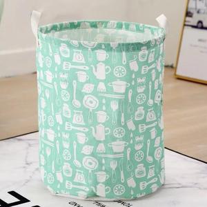 Large Capacity Foldable Cotton <b>Linen</b> Laundry <b>Basket</b> Collapsible Waterproof Lightweight Storage for Bathroom Wardrobe Toys - Product Image 4