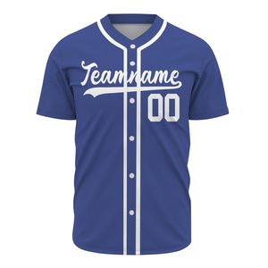 Manufacture Wholesale Custom Uniform 100% Polyester Heat-Transfer Printed Quick Dry Unisex Short Sleeve T Shirts Baseball Jersey - Product Image 2
