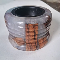 Brûleur de Bakhoor Islamique Artisanal Écologique en Bois et Résine Premium Personnalisable pour la Maison et la Mosquée – Parfum du Ramadan