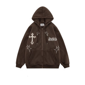 SIDDIQUI HOSINEX Sudadera de Forro Polar de Poliéster/Algodón de Doble Capa, Ligera, Transpirable y Ecológica de Alta Calidad, 340g, Talla Grande, para Otoño - Product Image 1