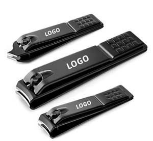 Coupe-ongles en acier inoxydable avec une large ouverture de mâchoire et une lame courbée, durable, léger, pour les doigts, usage adulte, soin des bébés - Product Image 1